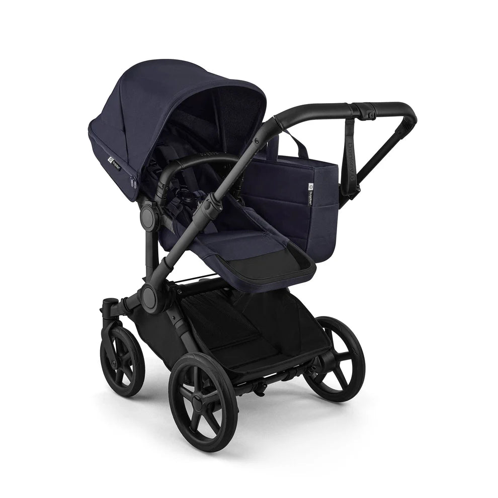 Bugaboo Donkey 6 Twin Complete Stroller Bundle - Black / Deep Indigo / Deep Indigo