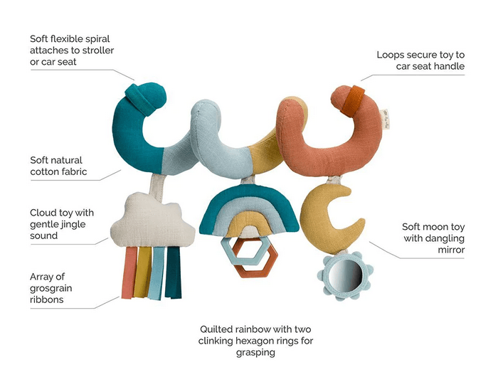 Itsy Ritzy Spiral Car Seat Activity Toy