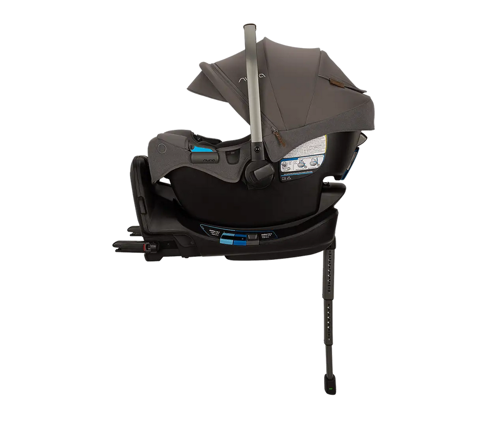 Nuna MIXX Next with Magnetic Buckle + Pipa RX Infant Car Seat Bundle - Granite