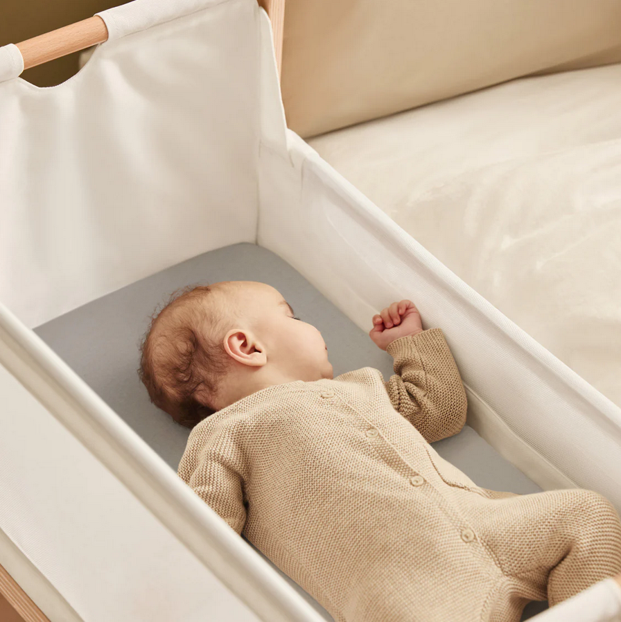 Snuz Bassinet 2 Pack Fitted Sheets - Gray