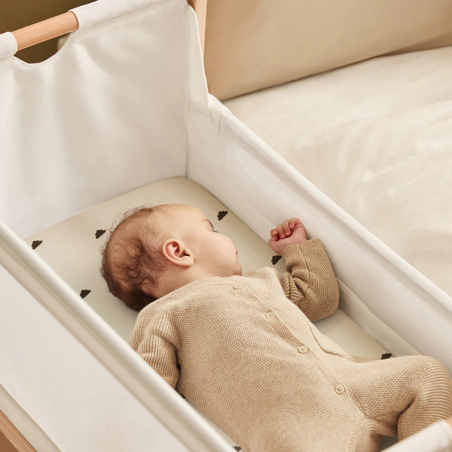 Snuz Bassinet 2 Pack Fitted Sheets - Sand Cloud