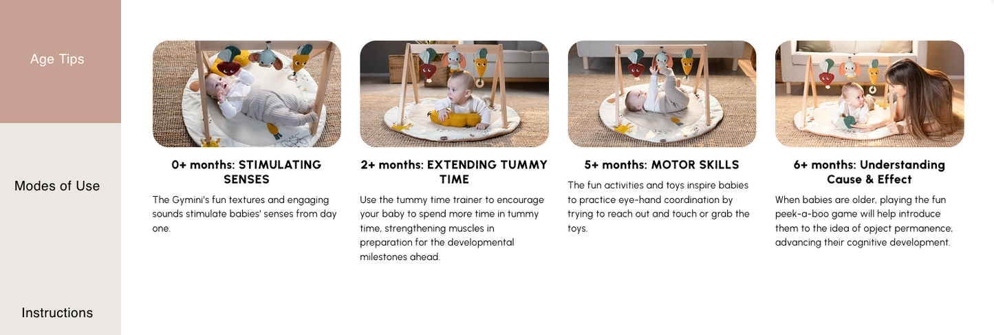 Tiny Love Garden of Adventures Luxe Developmental Gymini