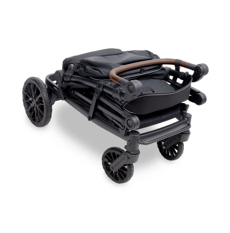 Wonderfold L2 Double Stroller Wagon (2 Seater) -Black