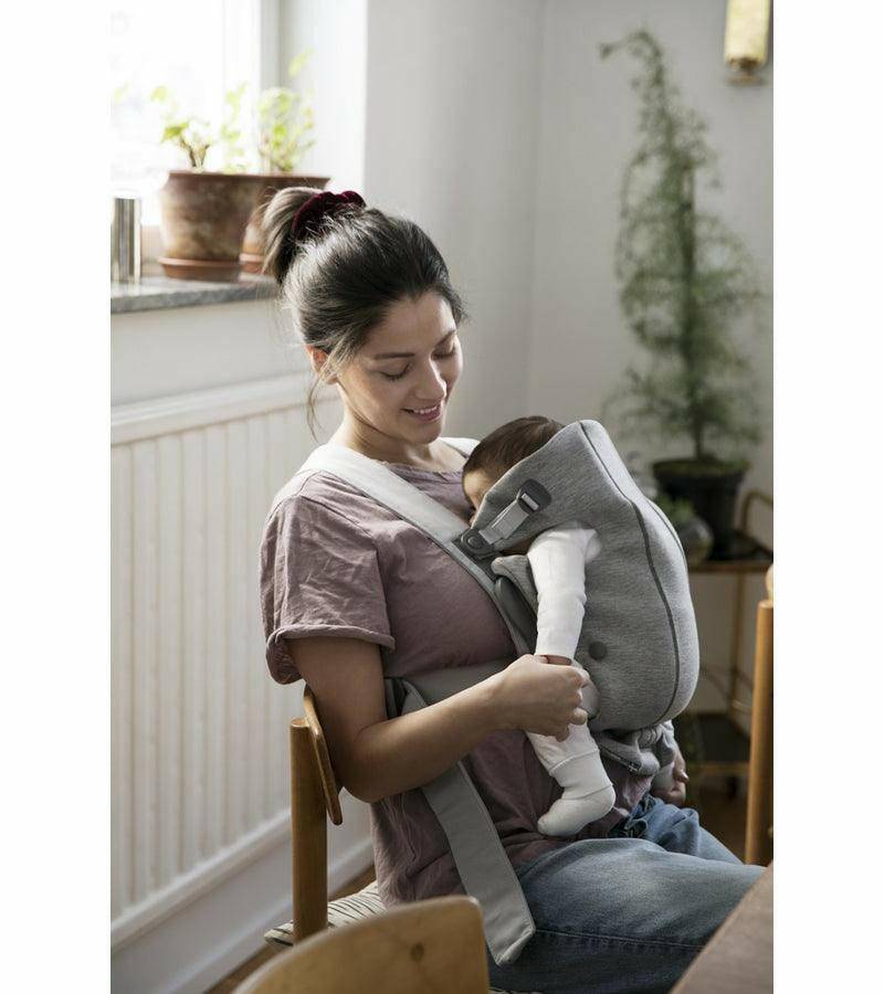 Baby Bjorn Baby Carrier Mini 3D Jersey- Light Gray