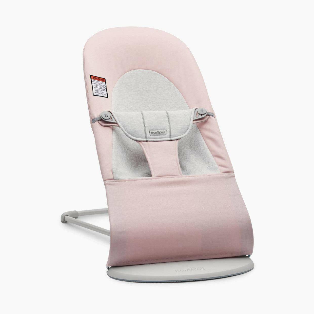 Baby Bjorn Bouncer Balance Soft - Light Pink/Grey Cotton/Jersey | Traveling  Tikes