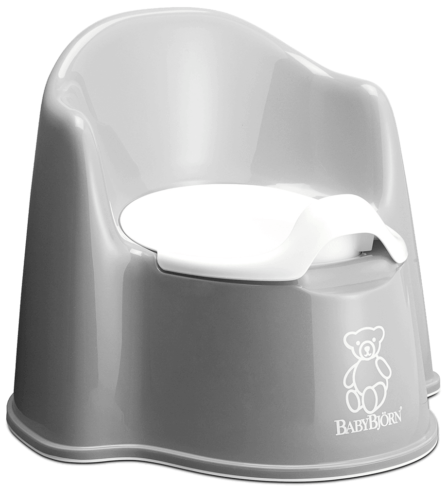 Baby Bjorn Potty Chair - Gray/White 055225US