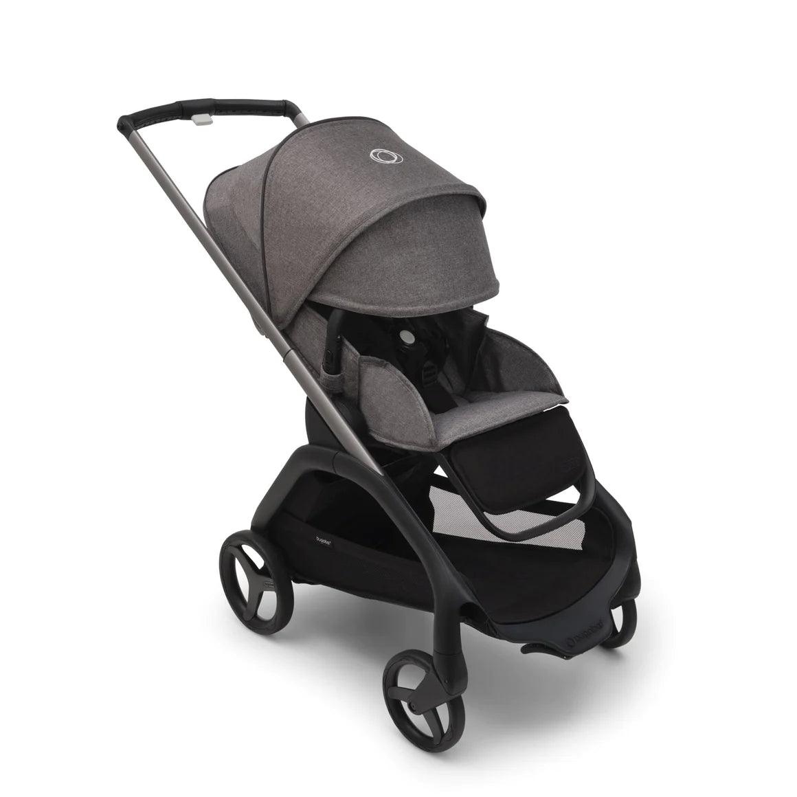 Bugaboo Dragonfly Complete Stroller - Graphite/Grey Melange/Grey Melange