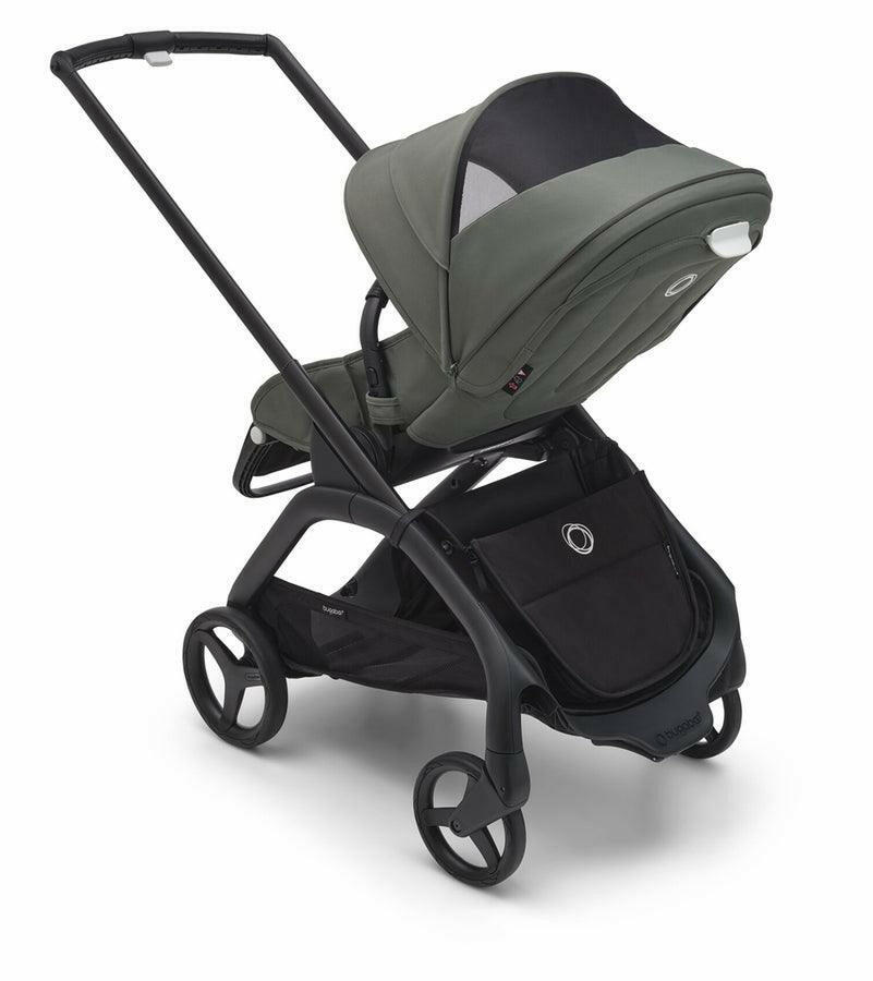 Bugaboo Dragonfly + Turtle Air Travel System Bundle - Black / Forest Green / Forest Green / Black - Traveling Tikes 