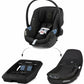 Cybex Aton G Swivel SensorSafe Infant Car Seat - Moon Black - Traveling Tikes 
