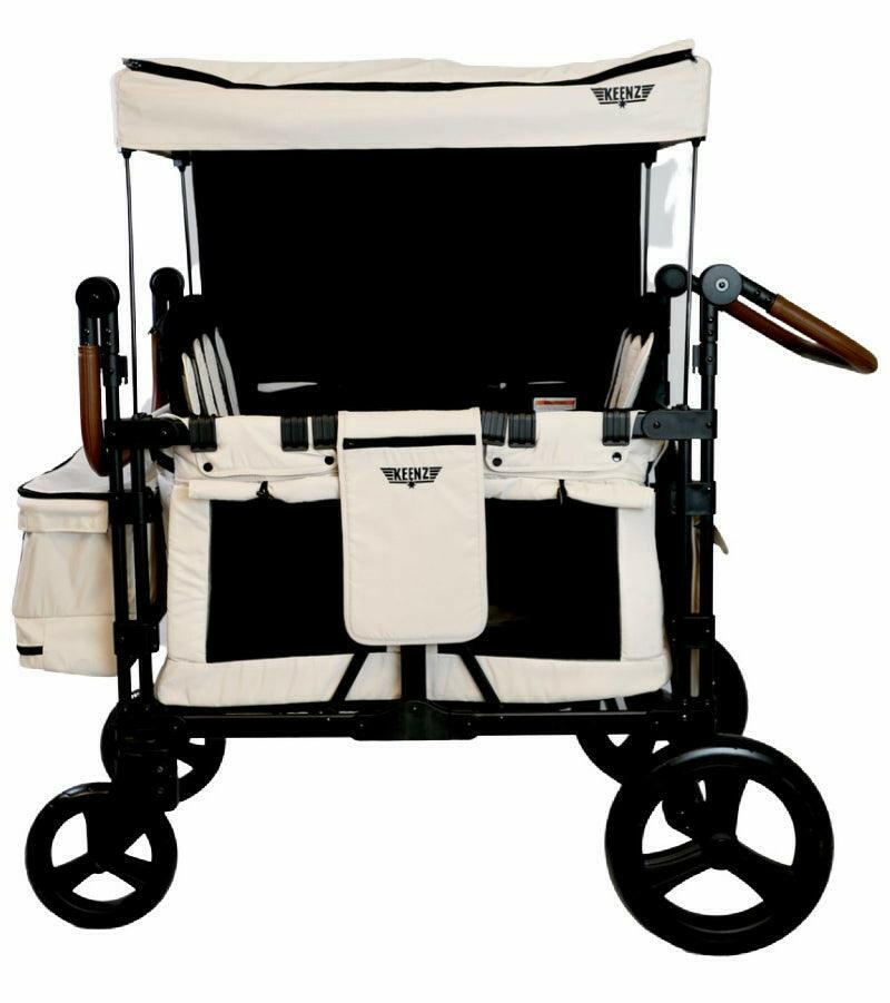 Keenz XC 2.0 4 Seater Stroller Wagon Cream Traveling Tikes