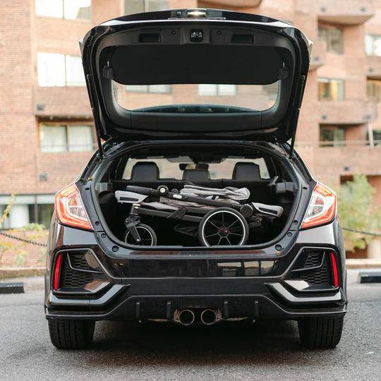 Larktale Caravan Coupe (2 Seater) Stroller Wagon - Gray/Black