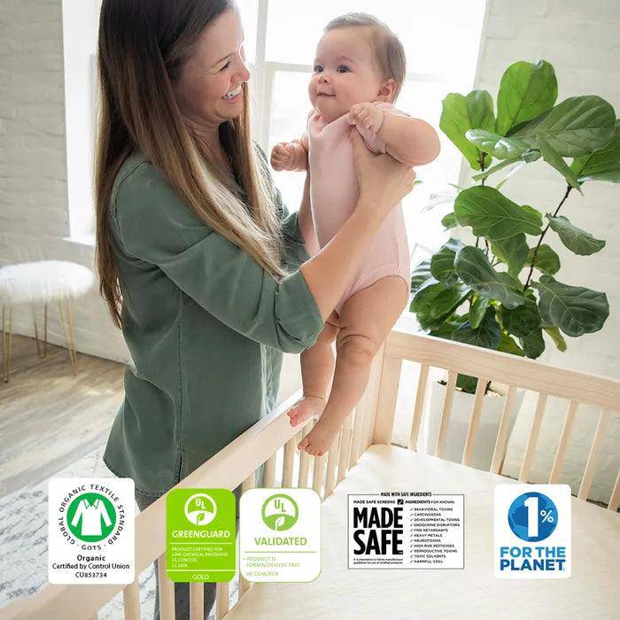 Naturepedic Organic Breathable Ultra 2-Stage Baby Crib Mattress (MC47C)