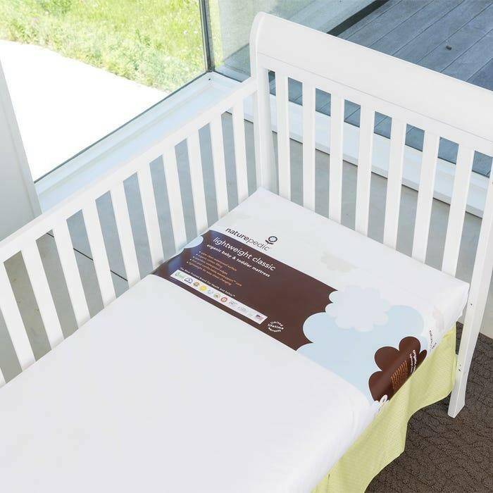 Naturepedic Classic Lightweight 2-Stage Organic Cotton Crib Mattress (MC32)