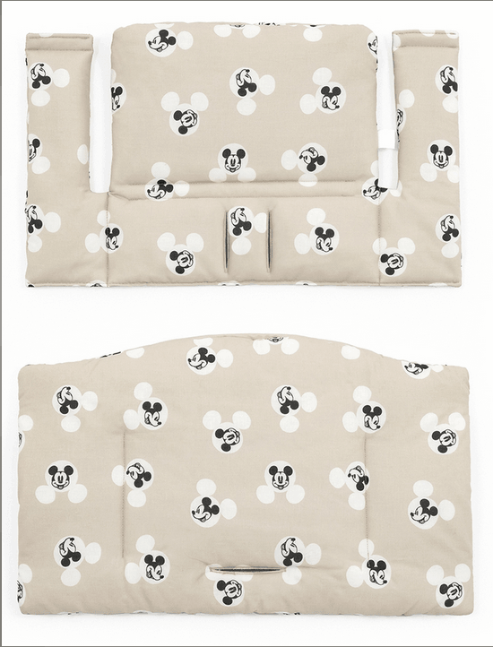 Tripp Trapp High Chair2 Black, Mickey Signature Cushion + Tray