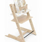 Tripp Trapp Complete High Chair and Cushion with Stokke Tray - Natural / Multi Stars - Traveling Tikes 