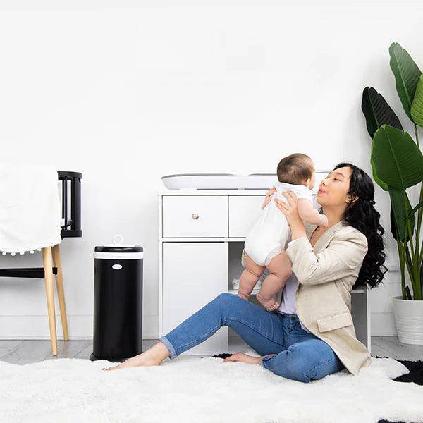 Ubbi Diaper Pail-Matte Black
