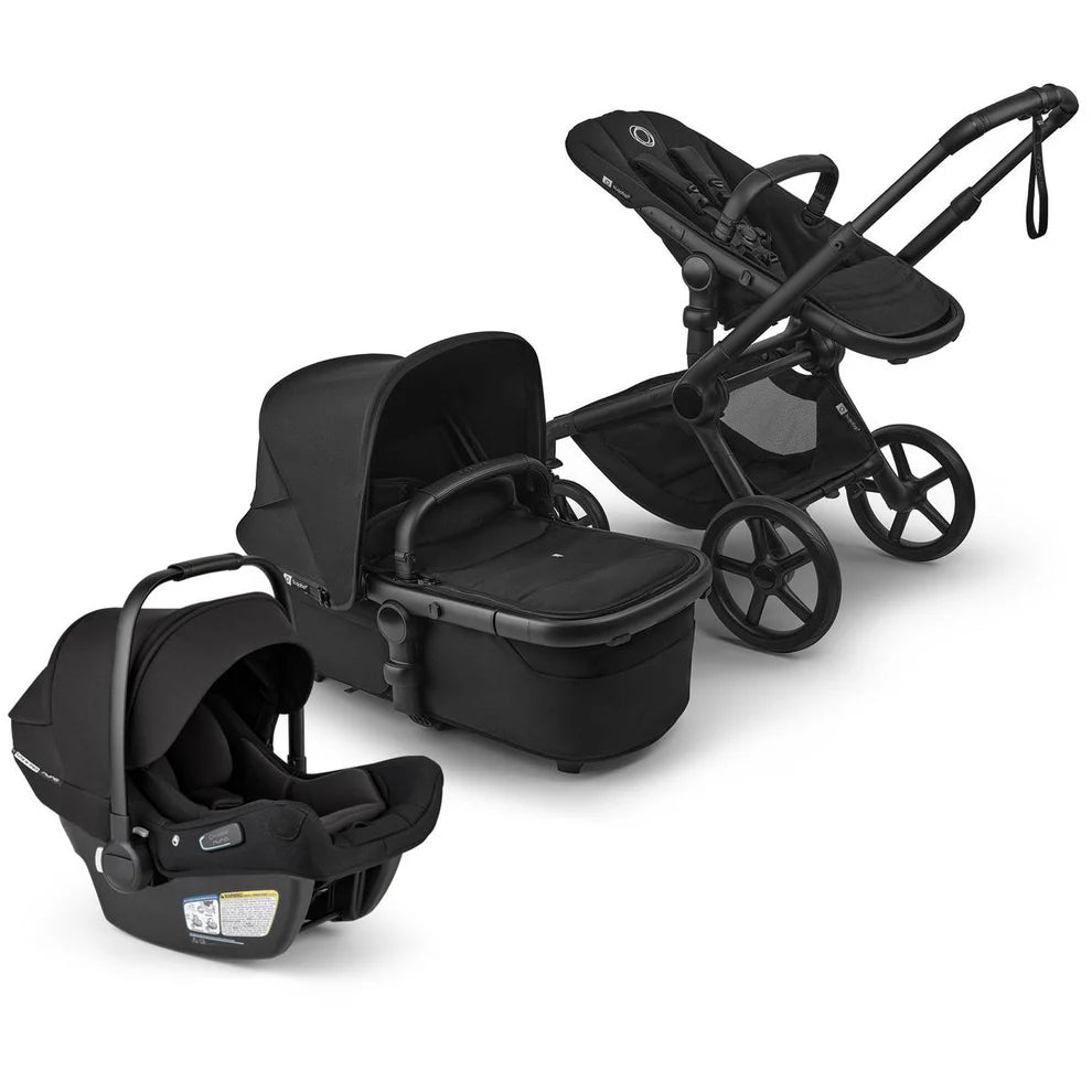Bugaboo Fox 5 Renew + Turtle Air Shield Travel System Bundle - Black / Heritage Black / Heritage Black 100051148-400016001