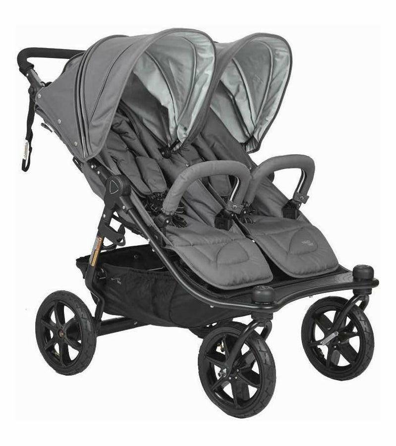 Valco Baby Tri Mode Duo X Double Stroller Dove Grey Traveling