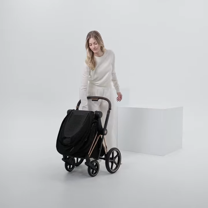 Cybex Priam 2026 Stroller - Sepia Black Matte Black Frame