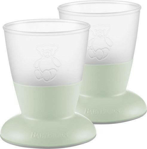 Baby Bjorn Baby Cup, 2-pack, Powder Green - Traveling Tikes 