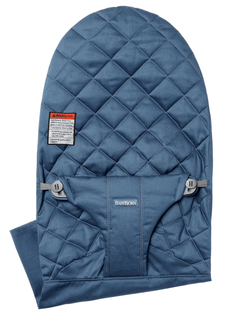 Baby Bjorn Fabric Seat Classic Quilted Cotton - Midnight Blue - Traveling Tikes 