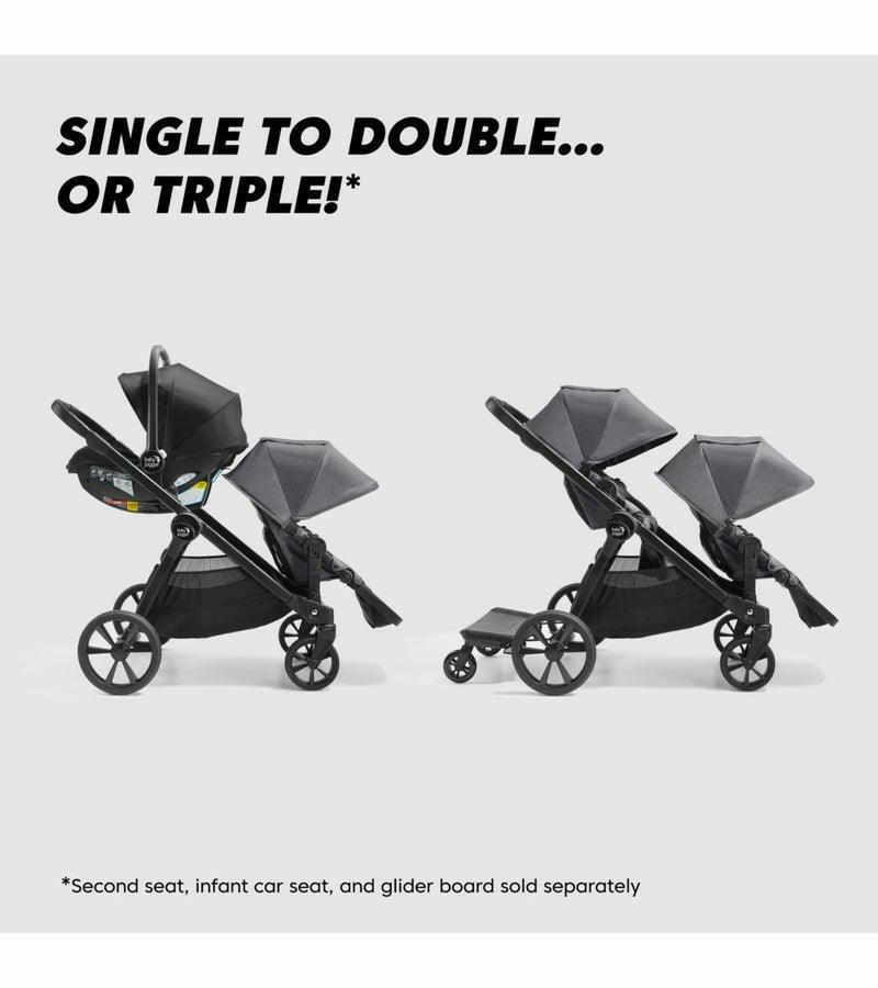 Baby Jogger City Select 2 Single Stroller - Eco Collection - Lunar Black - Traveling Tikes 