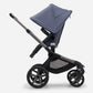 Bugaboo Fox5- Stormy Blue Sun Canopy, Stormy Blue Fabrics, Graphite Chassis - Traveling Tikes 