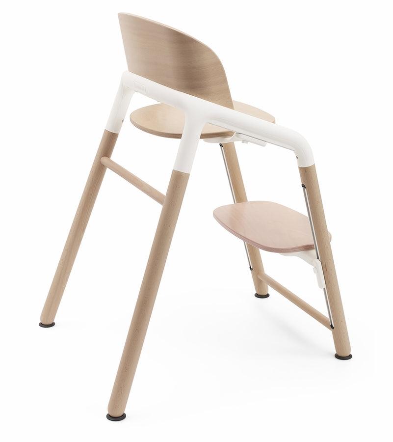 Bugaboo Giraffe Complete High Chair - Neutral Wood / White - Traveling Tikes 
