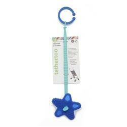 Chewbeads Teether & Tether - Turquoise/Cobalt - Traveling Tikes 