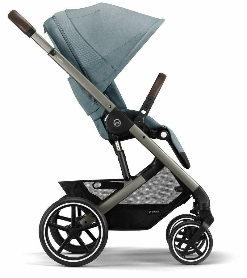 Cybex Balios S Lux 2 Stroller - Taupe Frame / Sky Blue - Traveling Tikes 