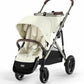Cybex Gazelle S 2 Single-to-Double Stroller - Taupe Frame / Seashell Beige - Traveling Tikes 