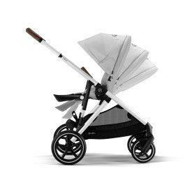 Cybex Gazelle S 2 Stroller – Silver Frame with Lava Grey Seat - Traveling Tikes 