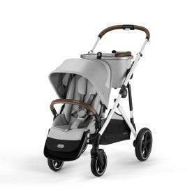 Cybex Gazelle S 2 Stroller – Silver Frame with Lava Grey Seat - Traveling Tikes 