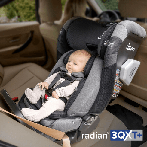 Diono Radian 3QXT+ All-in-One Convertible Car Seat - Black Jet - Traveling Tikes 