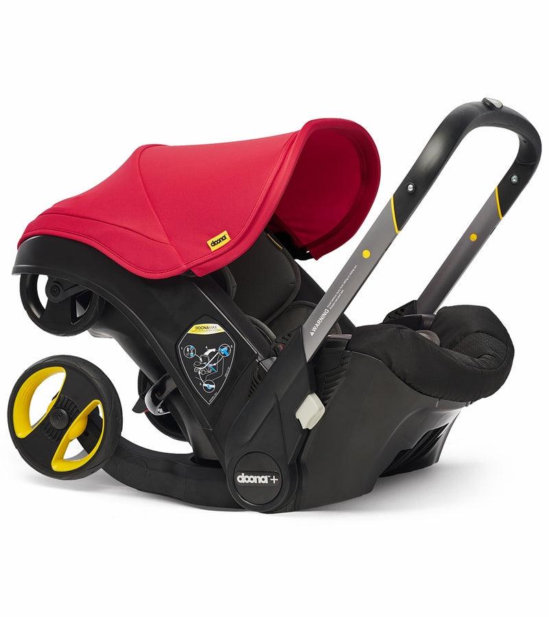 Doona+ Infant Car Seat & Stroller - Flame Red - Traveling Tikes 