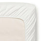 Naturepedic Organic Cotton Sateen Crib Sheet - White - Traveling Tikes 