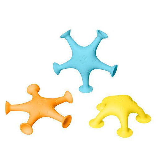 Ubbi Starfish Suction Toys - Traveling Tikes 