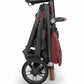 UPPAbaby Cruz V2 Stroller - Lucy (Rosewood Melange / Carbon / Saddle Leather) - Traveling Tikes 