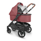 UPPAbaby Vista V2 Stroller - Lucy (Red Melange/Black/Brown Leather) - Traveling Tikes 