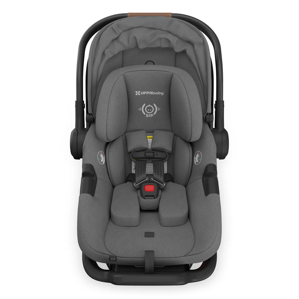 UPPAbaby Aria V2 Lightweight Infant Car Seat - Greyson (Charcoal Melange)