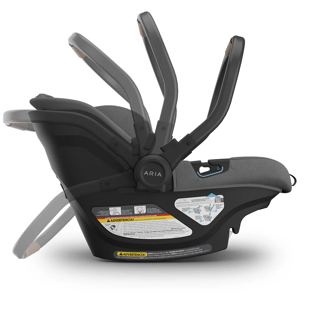 UPPAbaby Aria V2 Lightweight Infant Car Seat - Greyson (Charcoal Melange)