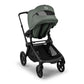 Bugaboo Kangaroo Complete + Turtle Air Shield By Nuna Travel System Bundle - Black / Forest Green / Forest Green / Black