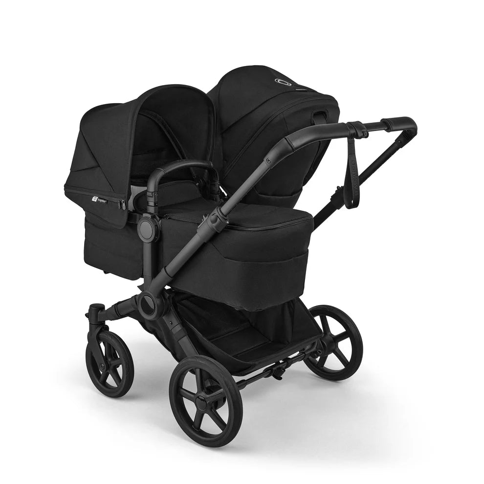 Bugaboo Donkey 6 Twin Complete Stroller Bundle - Black / Heritage Black / Heritage Black
