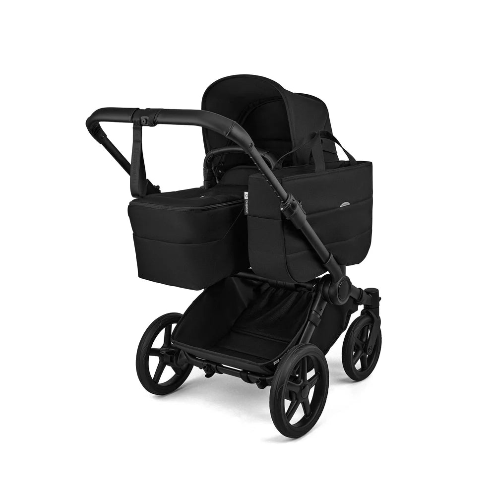 Bugaboo Donkey 6 Twin Complete Stroller Bundle - Black / Heritage Black / Heritage Black