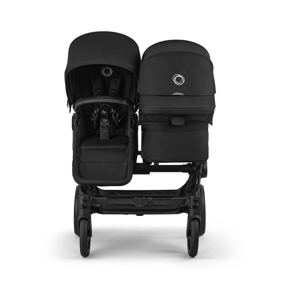 Bugaboo Donkey 6 Twin Complete Stroller Bundle - Black / Heritage Black / Heritage Black