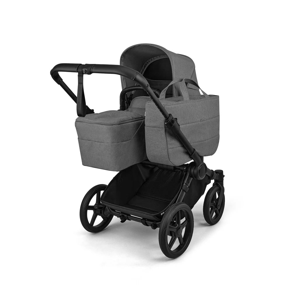 Bugaboo Donkey 6 Twin Complete Stroller Bundle - Black / Moon Grey / Moon Grey