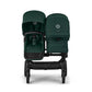 Bugaboo Donkey 6 Twin Complete Stroller Bundle - Black / Fern Green / Fern Green