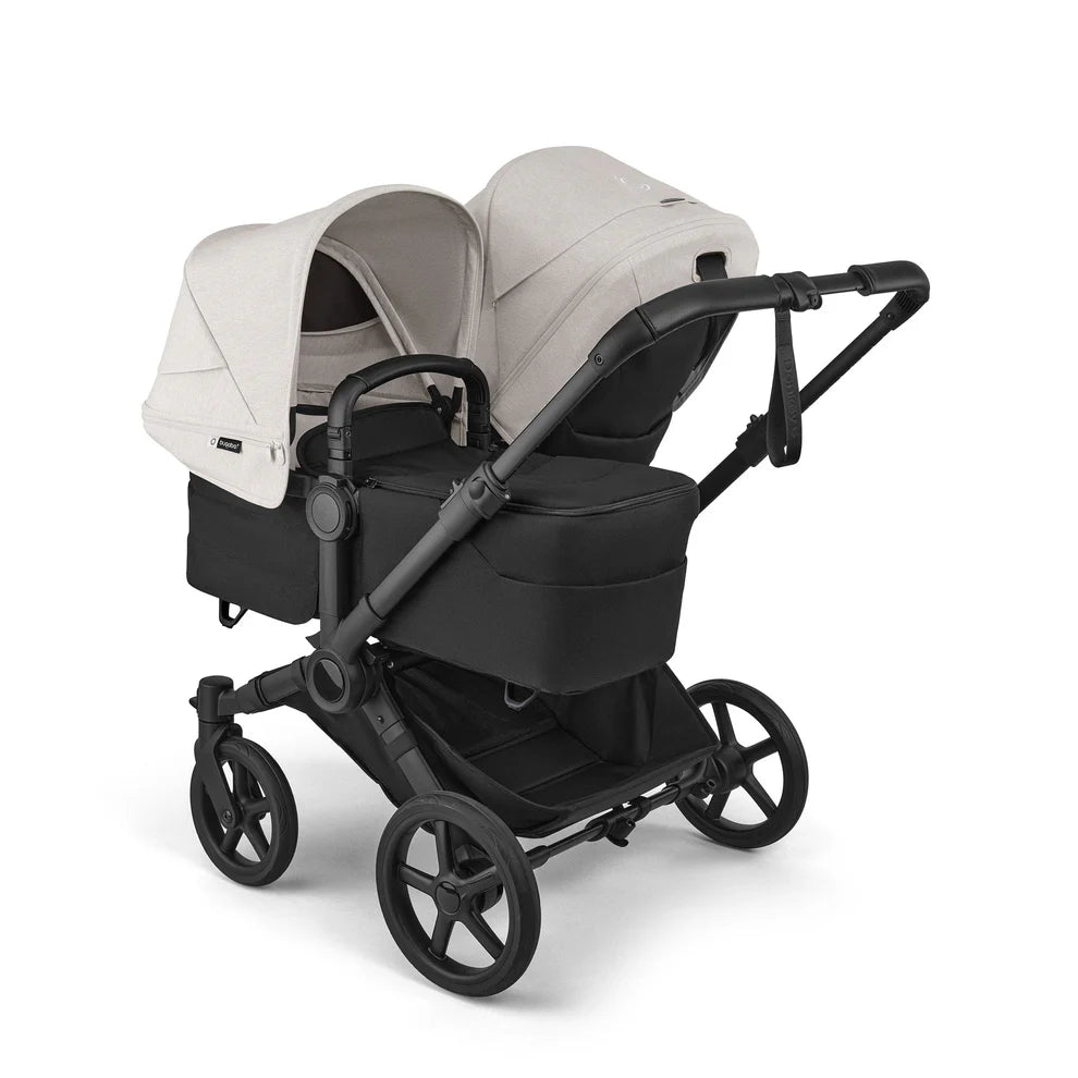 Bugaboo Donkey 6 Twin Complete Stroller Bundle - Black / Heritage Black / Misty White