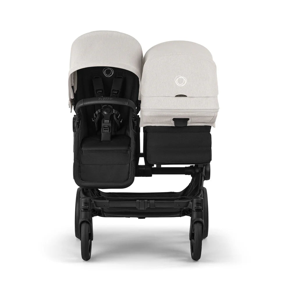 Bugaboo Donkey 6 Twin Complete Stroller Bundle - Black / Heritage Black / Misty White