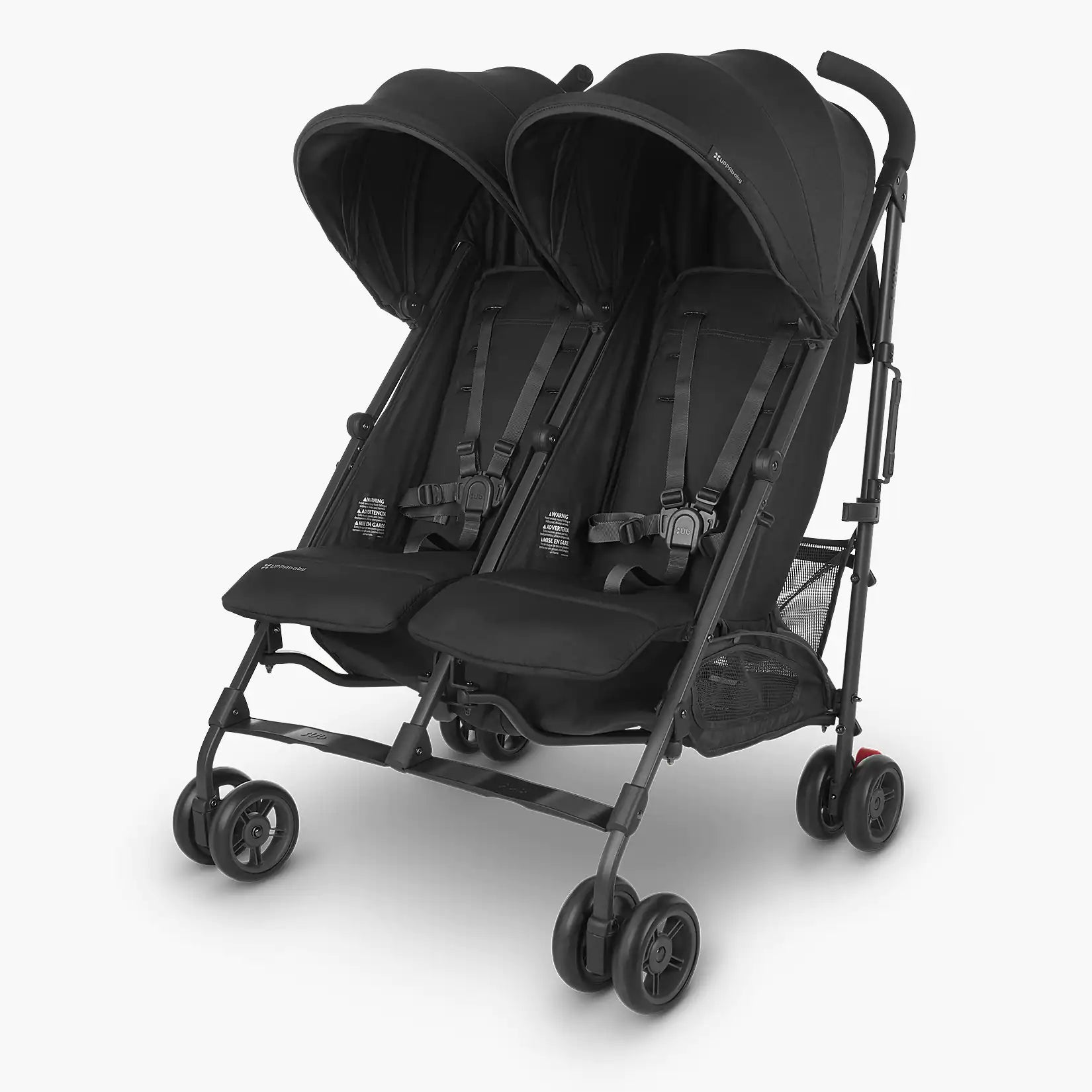 UPPAbaby G-LINK V2 Double Stroller - Jake (Charcoal / Carbon) 0702-GLK-US-JKE